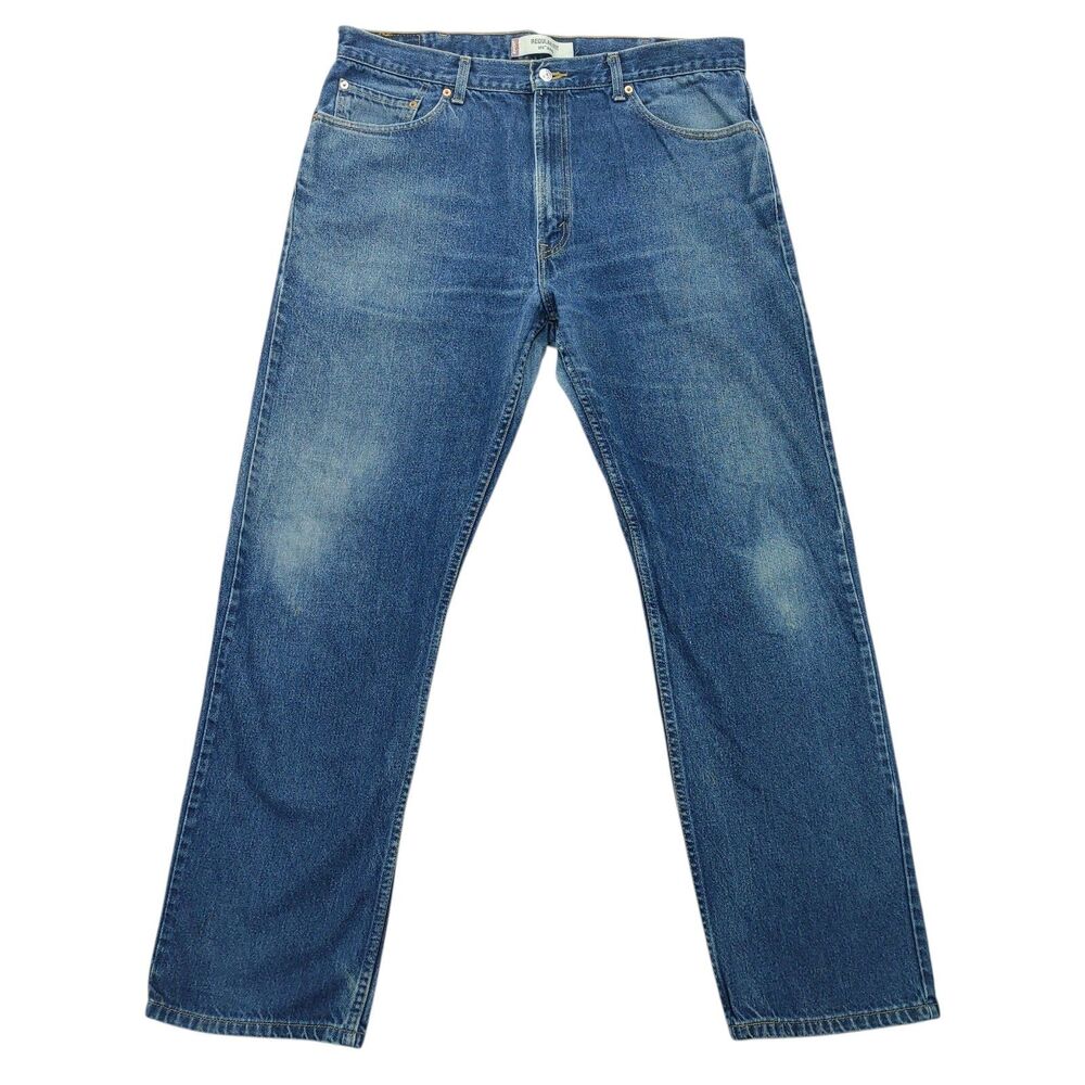 Vintage Levi's 505 Jeans Mens 40x34 Regular Straight Made in Canada Distressed